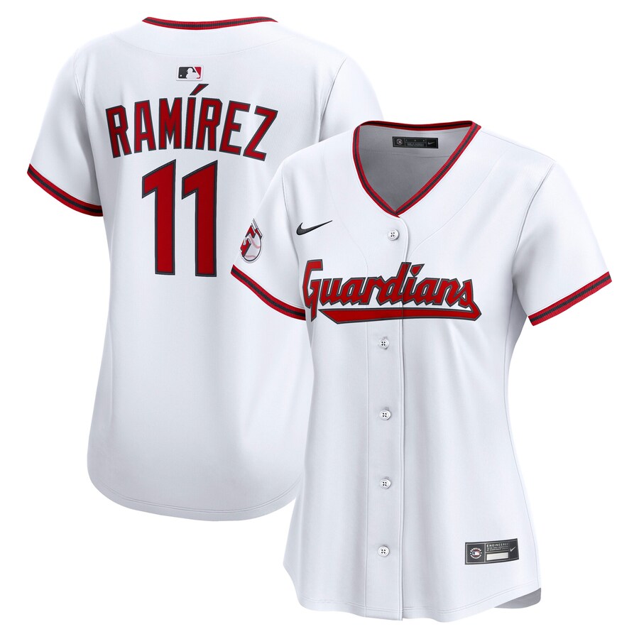 Women's Cleveland Guardians José Ramírez Nike White Home Limited Player Jersey
