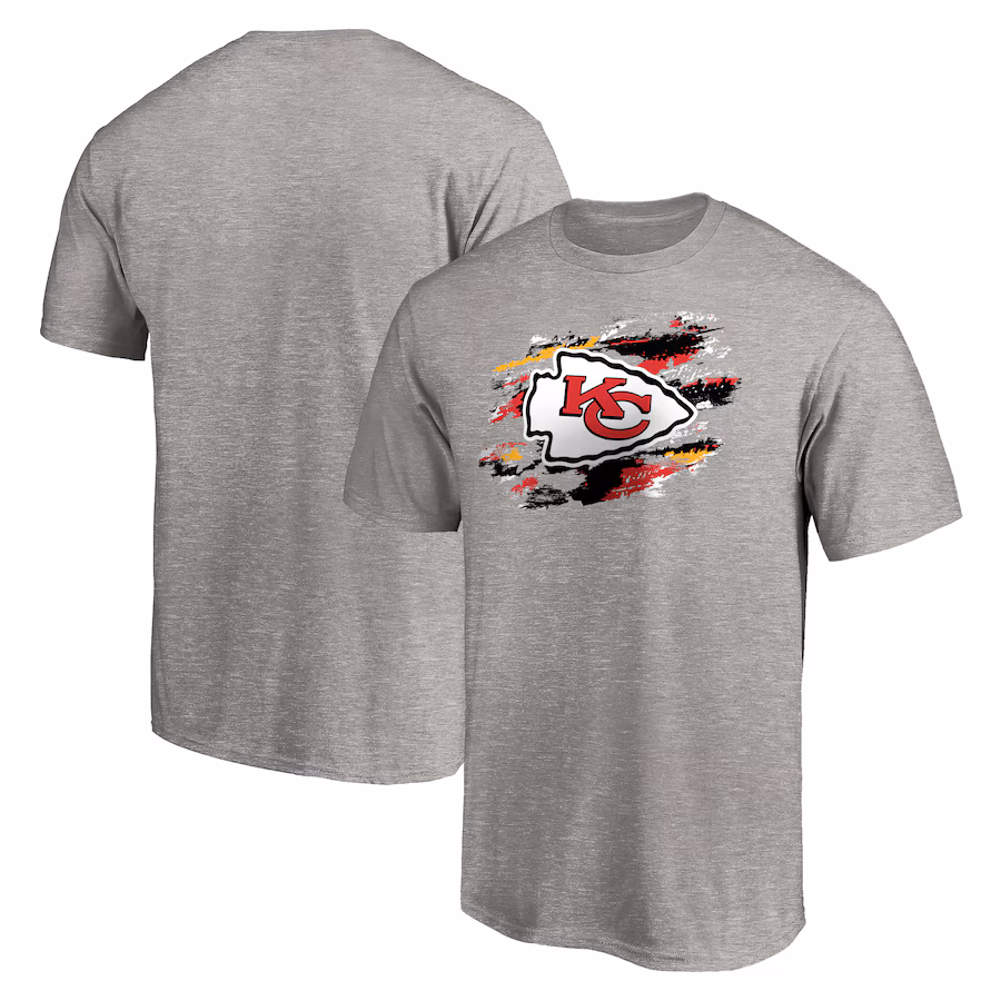 Men's Kansas City Chiefs Heather Gray True Color T-Shirt