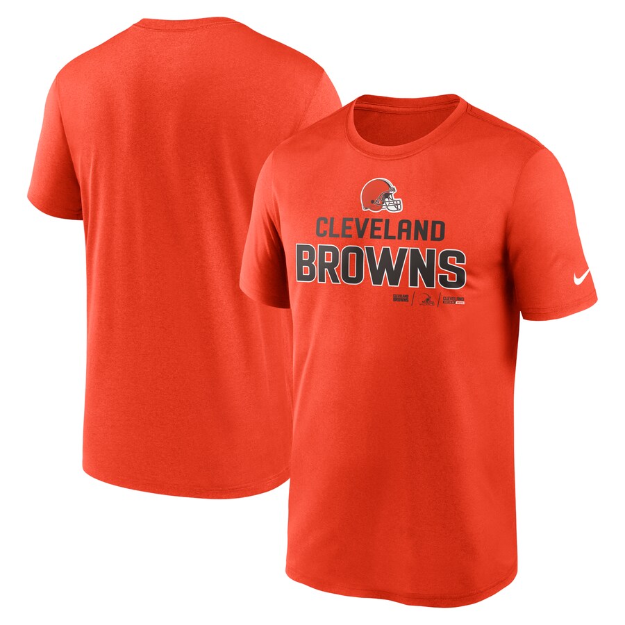 Men's Cleveland Browns Nike Orange Legend Community Performance T-Shirt