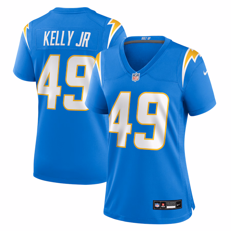 Women's Los Angeles Chargers John Kelly Jr. Nike Powder Blue Team Game Jersey