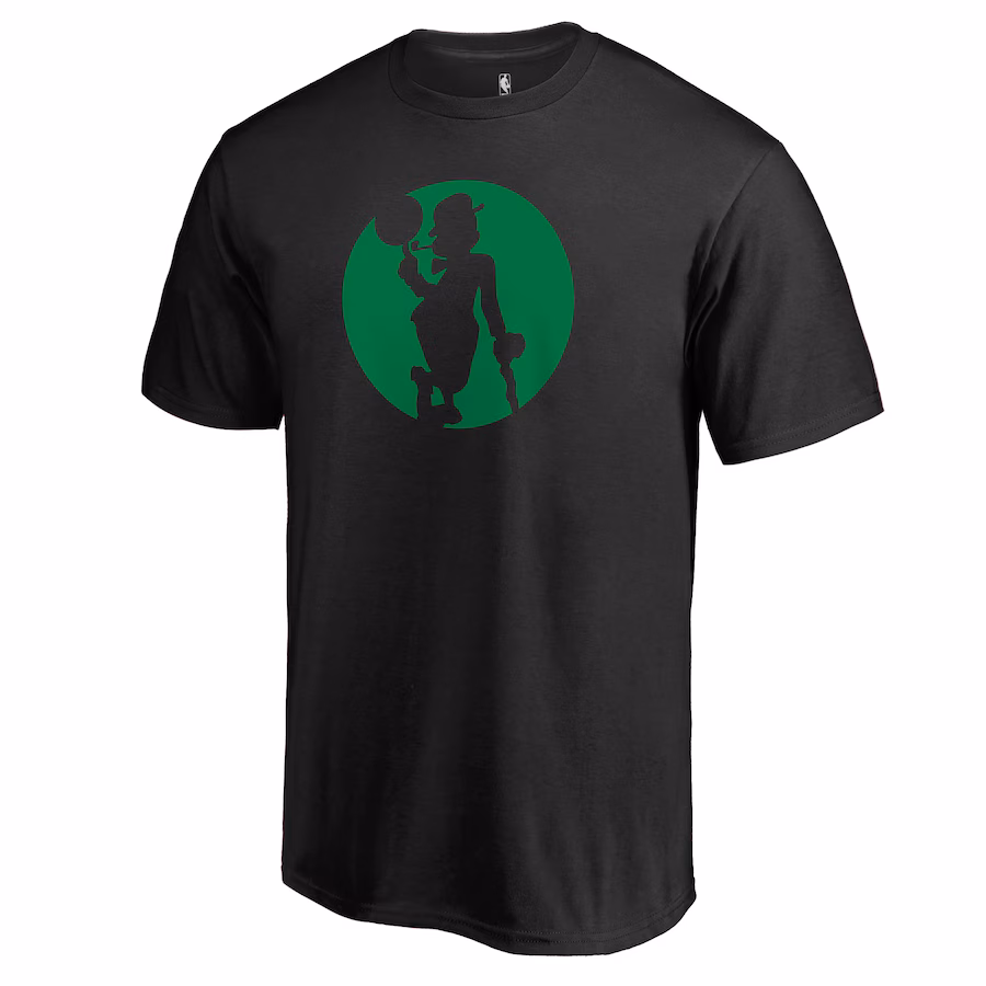 Men's Boston Celtics Black Alternate Logo T-Shirt