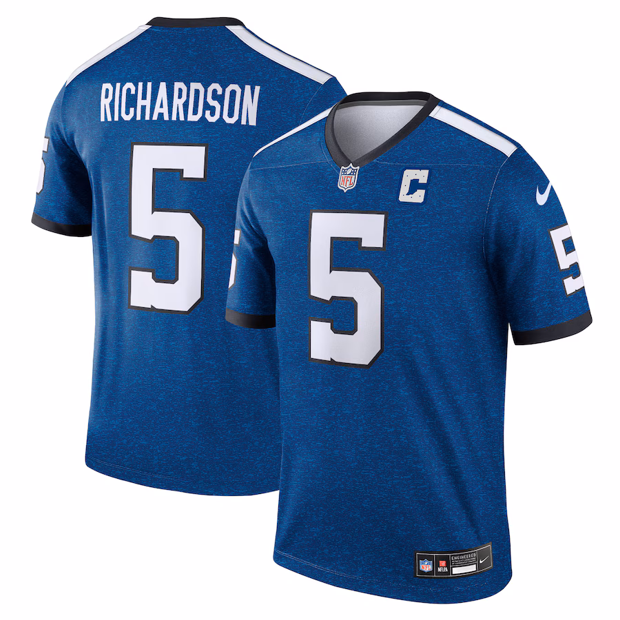 Men's Indianapolis Colts Anthony Richardson Nike Royal Alternate Legend Player Performance Top