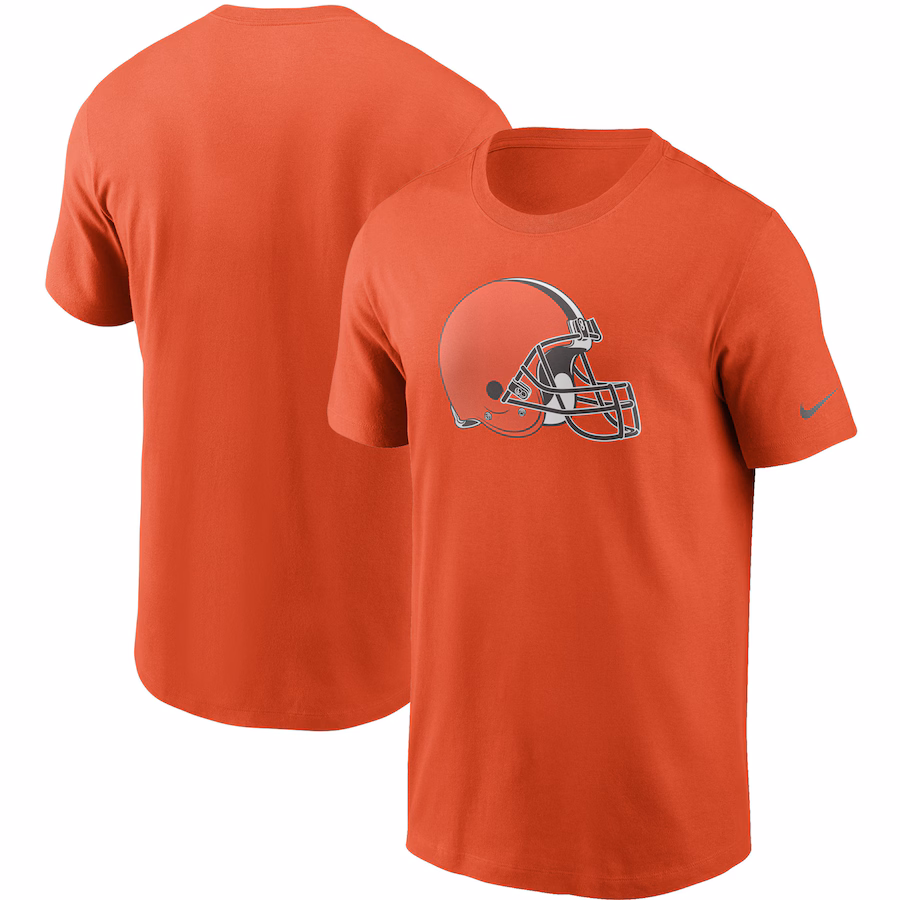 Men's Cleveland Browns Nike Orange Primary Logo T-Shirt