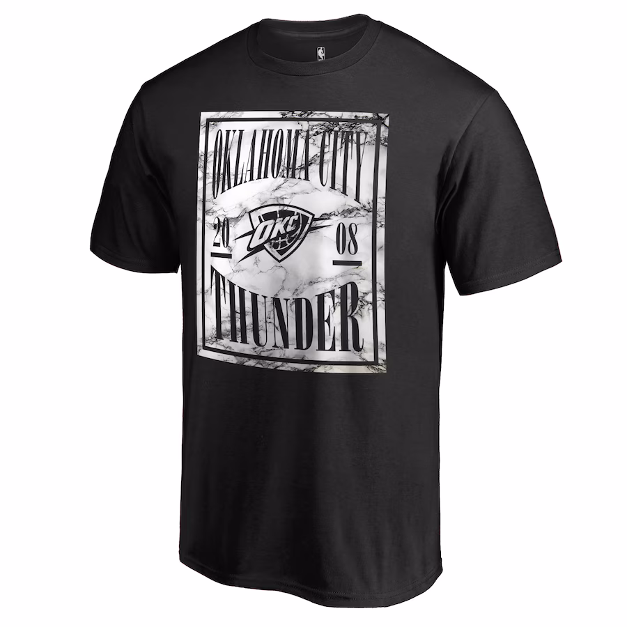 Men's Oklahoma City Thunder Black Court Vision T-Shirt