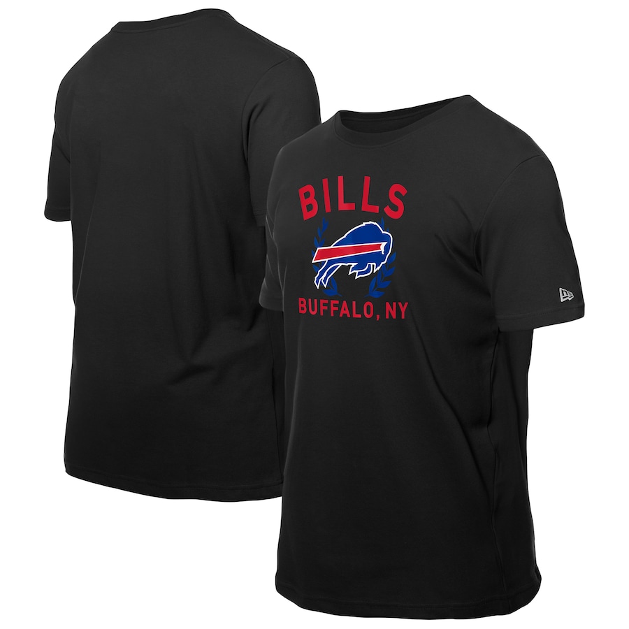Men's Buffalo Bills New Era Black 2025 NFL Draft T-Shirt