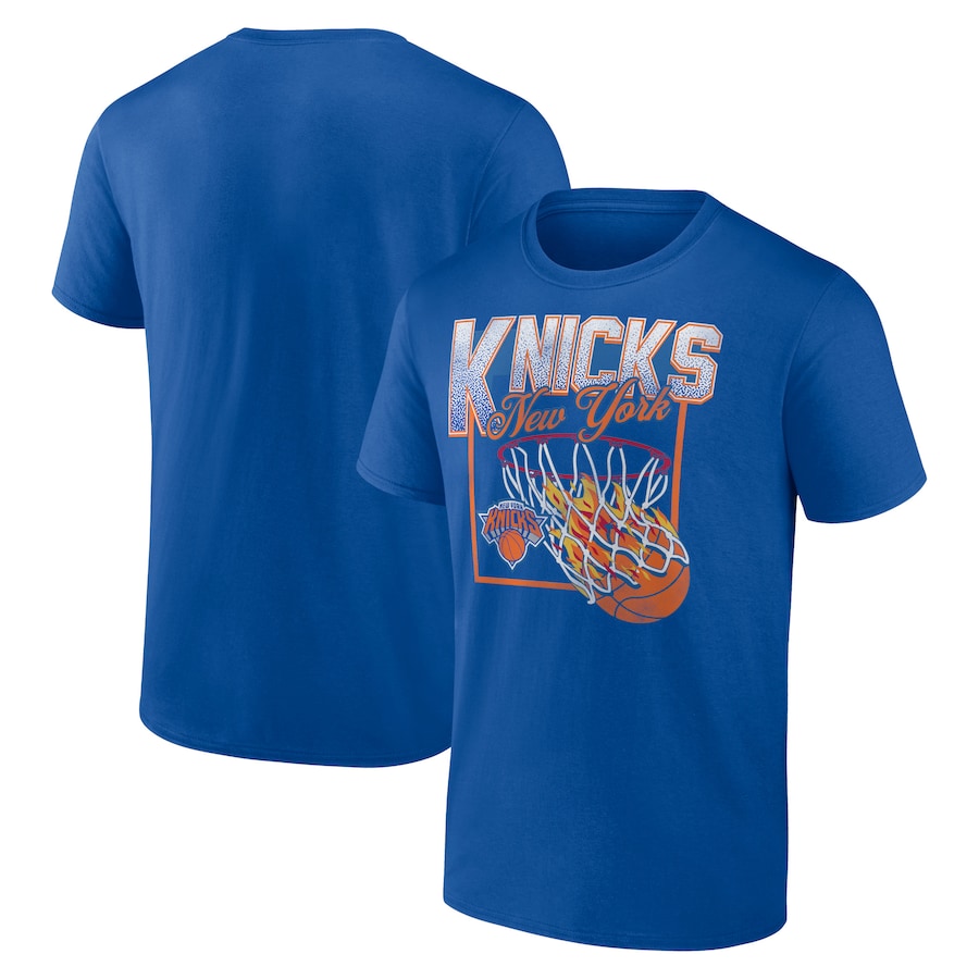 Men's New York Knicks Blue Alley Oop T-Shirt