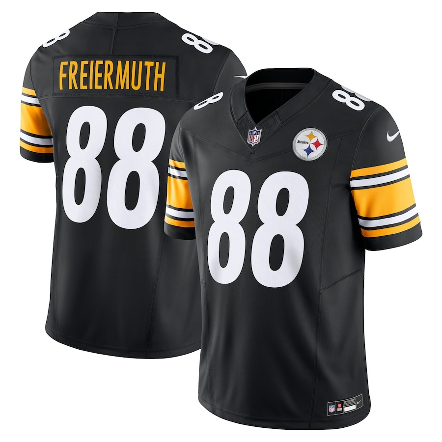 Men's Pittsburgh Steelers Pat Freiermuth Nike Black Vapor F.U.S.E. Limited Jersey