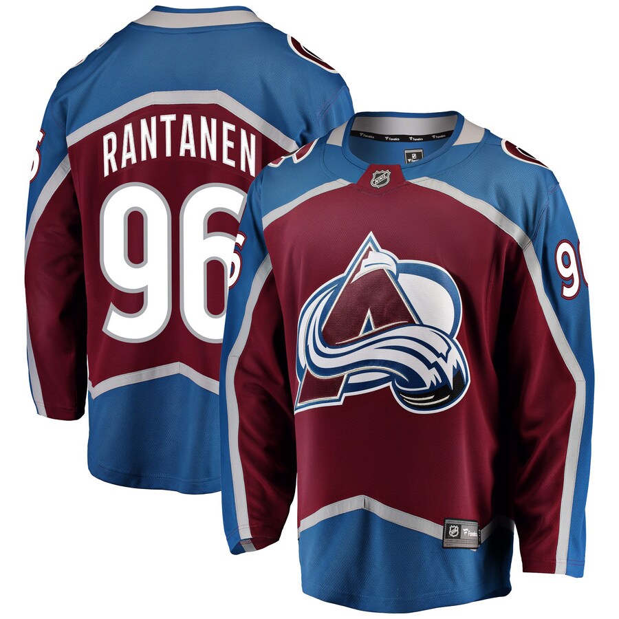 Men's Colorado Avalanche Mikko Rantanen Fanatics Branded Burgundy Home Premier Breakaway Player Jersey