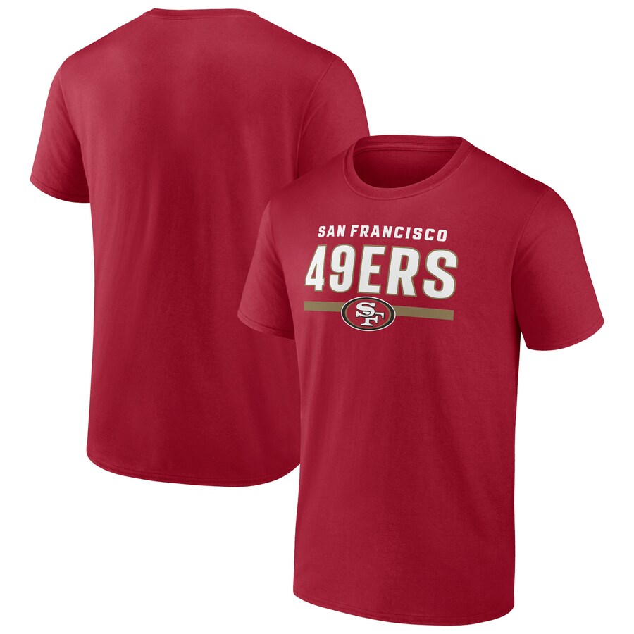 Men's San Francisco 49ers Scarlet Speed & Agility T-Shirt