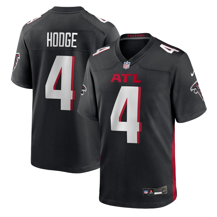 Men's Atlanta Falcons KhaDarel Hodge Nike Black Team Game Jersey