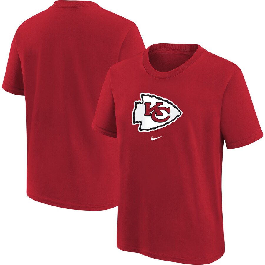 Youth Kansas City Chiefs Nike Red Logo T-Shirt