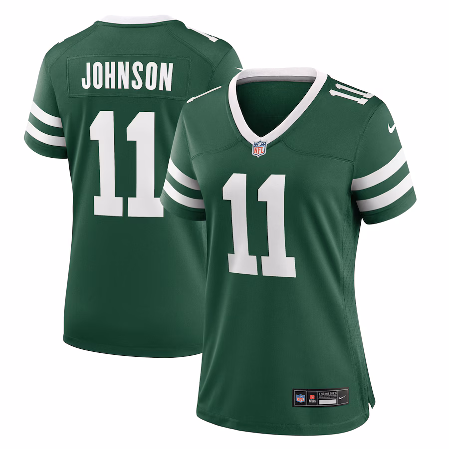 Women's New York Jets Jarrick Bernard-Converse Nike Legacy Green Game Jersey