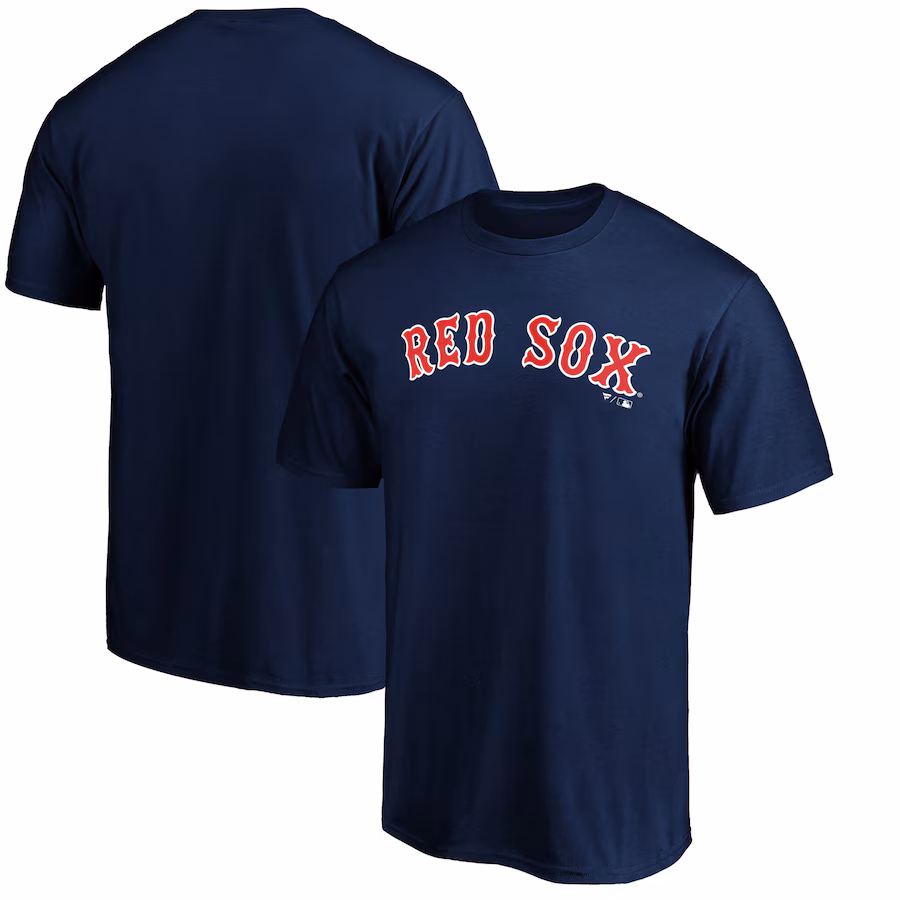 Men's Boston Red Sox Navy Official Wordmark Team T-Shirt