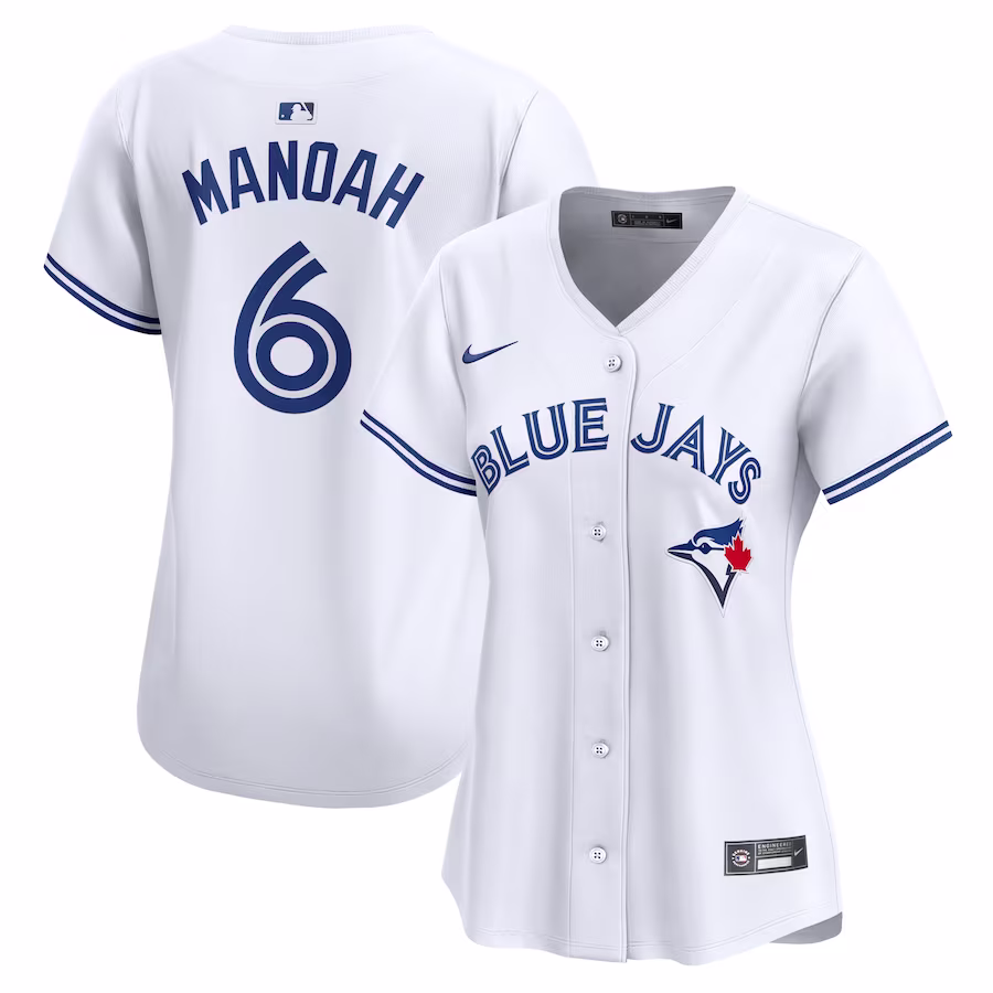 Women's Toronto Blue Jays Alek Manoah Nike White Home Limited Player Jersey