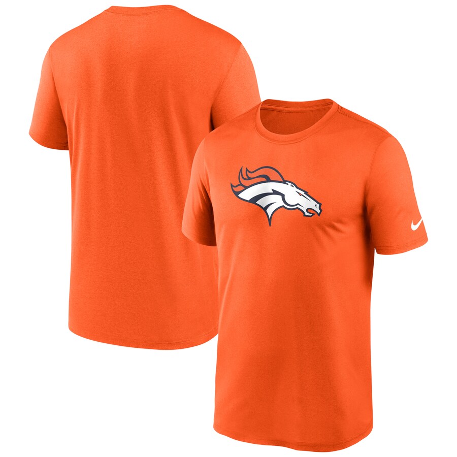 Men's Denver Broncos Nike Orange Legend Logo Performance T-Shirt