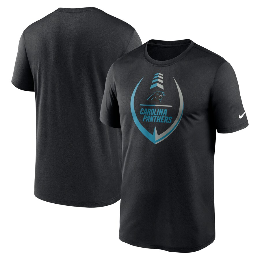 Men's Carolina Panthers Nike Black Icon Legend Performance T-Shirt
