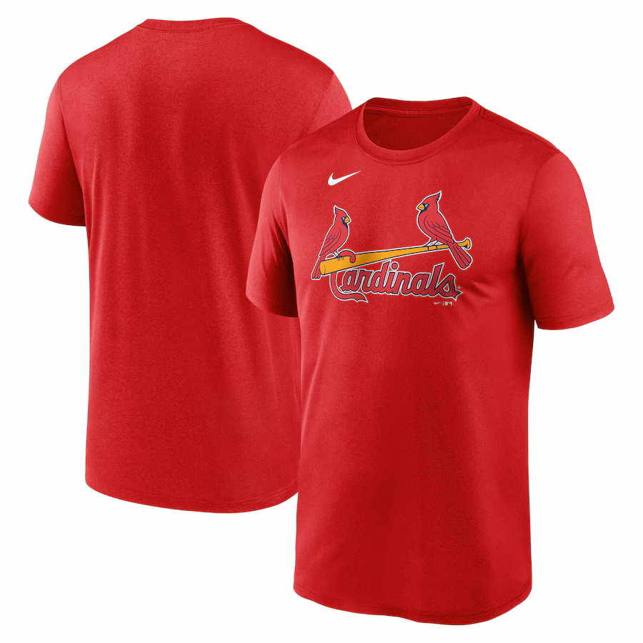Men's St. Louis Cardinals Nike Red Legend Fuse Wordmark T-Shirt