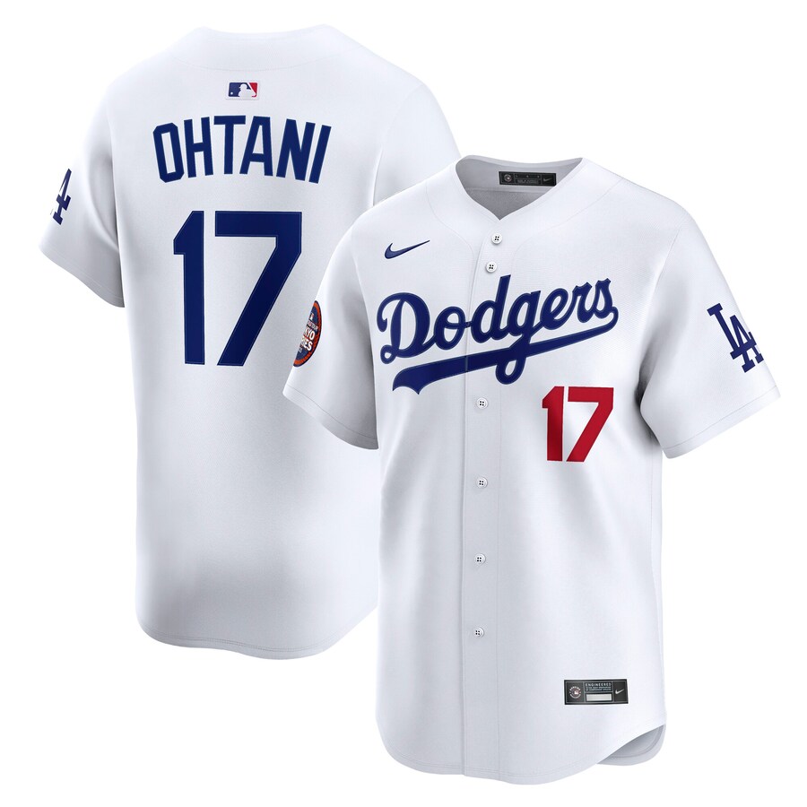 Men's Los Angeles Dodgers Shohei Ohtani Nike White 2025 MLB World Tour: Tokyo Series Home Limited Player Jersey