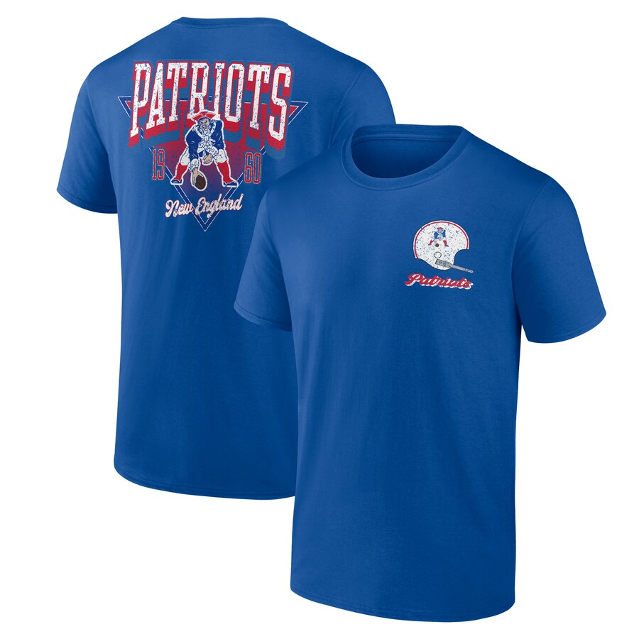 Men's New England Patriots Fanatics Royal Never Over T-Shirt