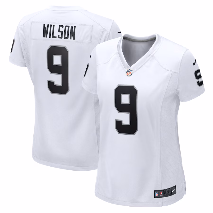 Women's Las Vegas Raiders Tyree Wilson Nike White Game Jersey