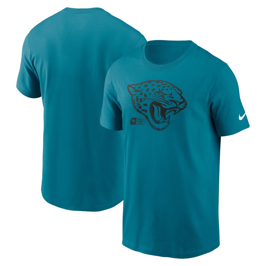 Men's Jacksonville Jaguars Nike Teal Faded Essential T-Shirt