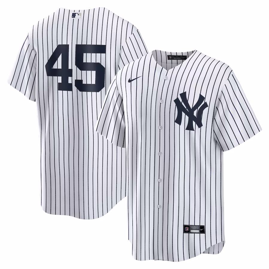 Men's New York Yankees Gerrit Cole Nike White Home Replica Player Jersey