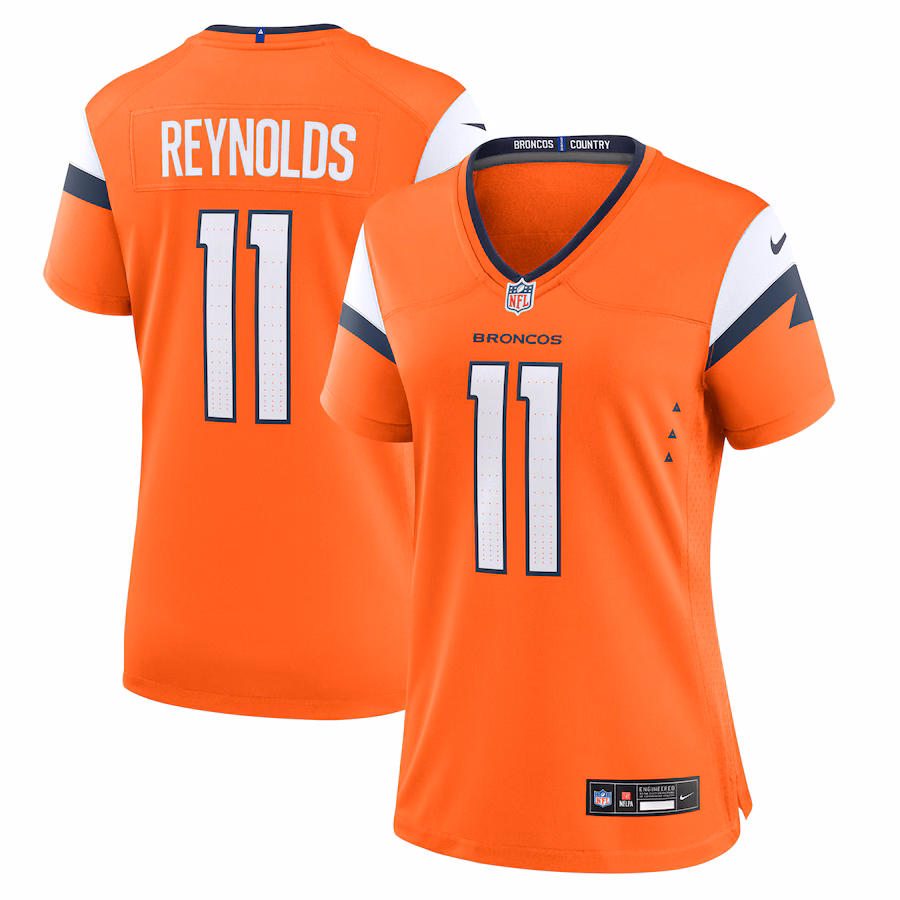 Women's Denver Broncos Josh Reynolds Nike  Orange Game Jersey
