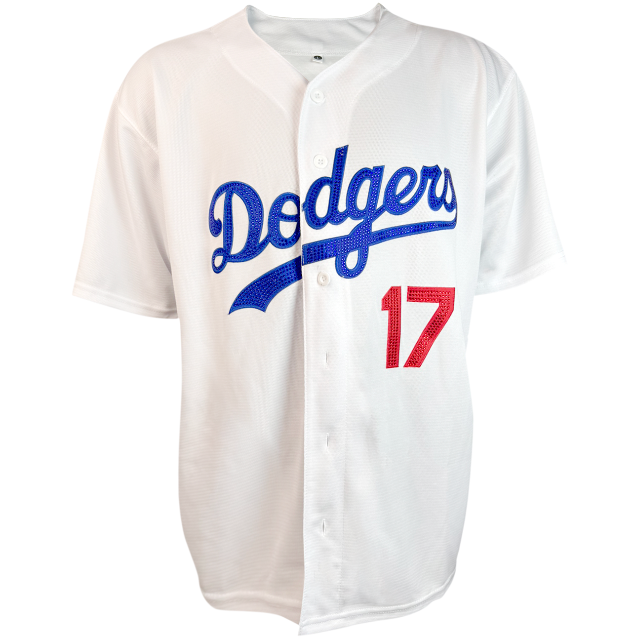 [NO LOGO] Los Angeles Dodgers Limited Edition Diamond Embroidered Jersey #17 Shohei Ohtani