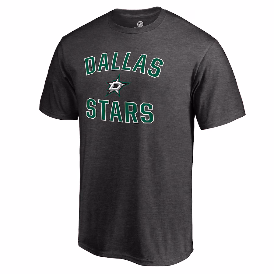 Men's Dallas Stars Heathered Gray Victory Arch T-Shirt