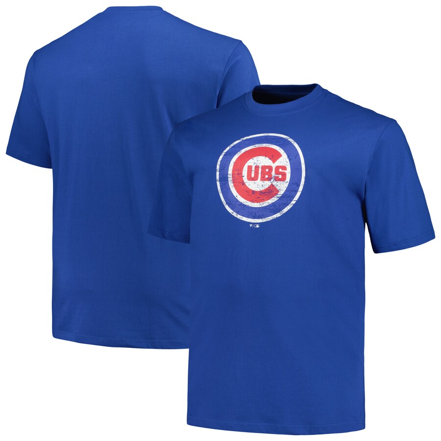Men's Chicago Cubs Profile Royal Big & Tall Primary Logo T-Shirt