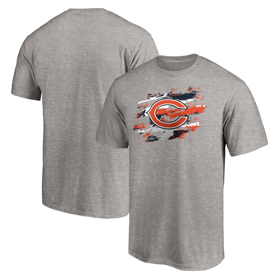 Men's Chicago Bears Heather Gray True Color T-Shirt