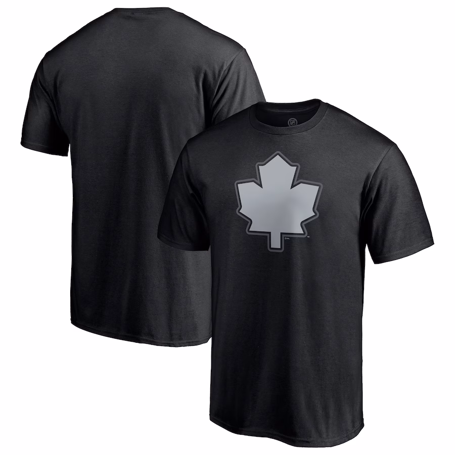 Men's Toronto Maple Leafs Black Special Edition Secondary Logo T-Shirt