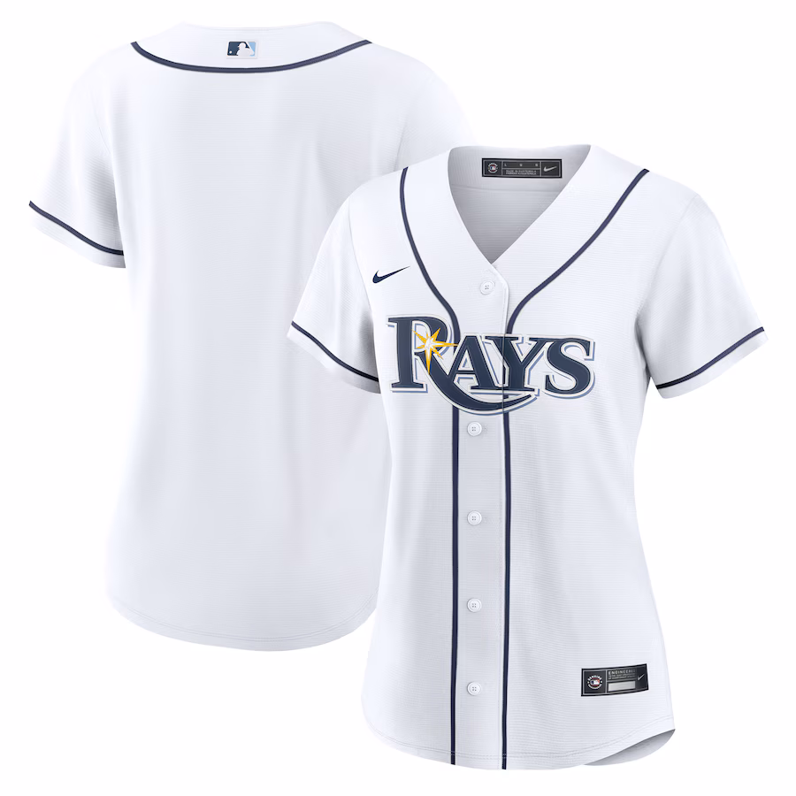 Women's Tampa Bay Rays Nike White Home Replica 2.0 Jersey