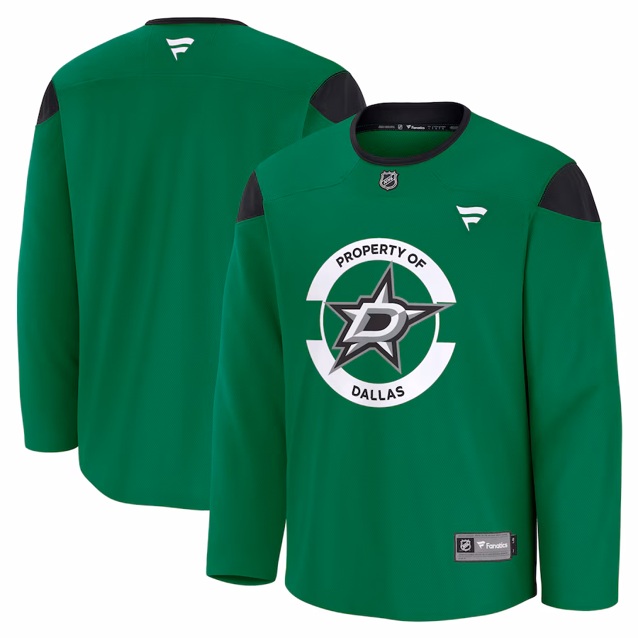 Men's Dallas Stars Fanatics Kelly Green Team Practice Jersey