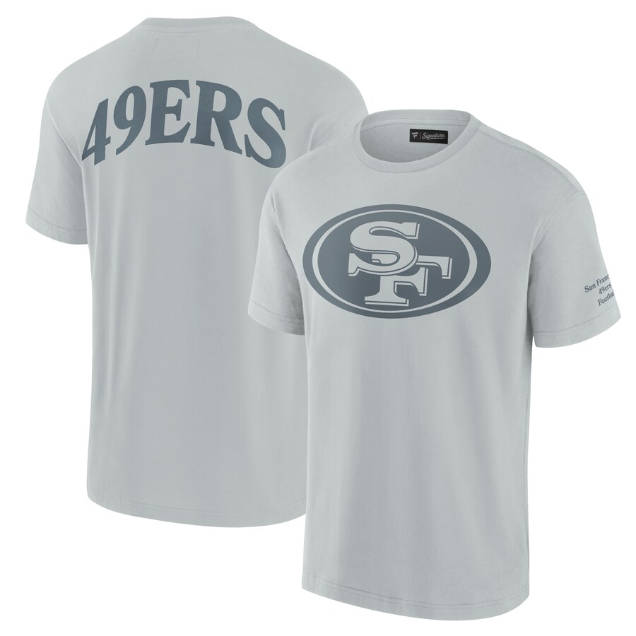 Unisex San Francisco 49ers  Fanatics Gray Elements Iconic T-Shirt