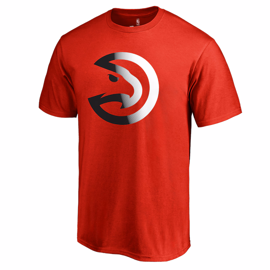 Men's Atlanta Hawks Red Gradient Logo T-Shirt