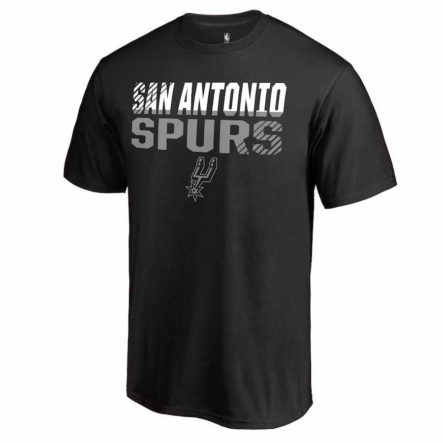 Men's San Antonio Spurs Black Fade Out T-Shirt