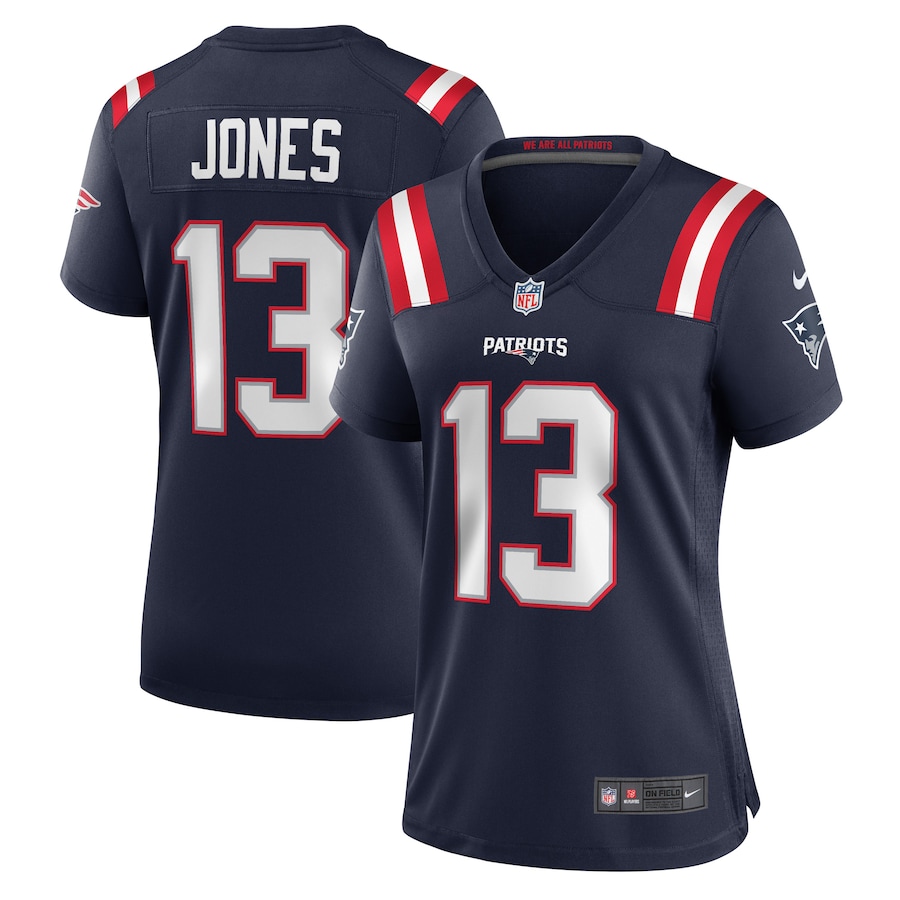 Women's New England Patriots Jack Jones Nike Navy Game Jersey
