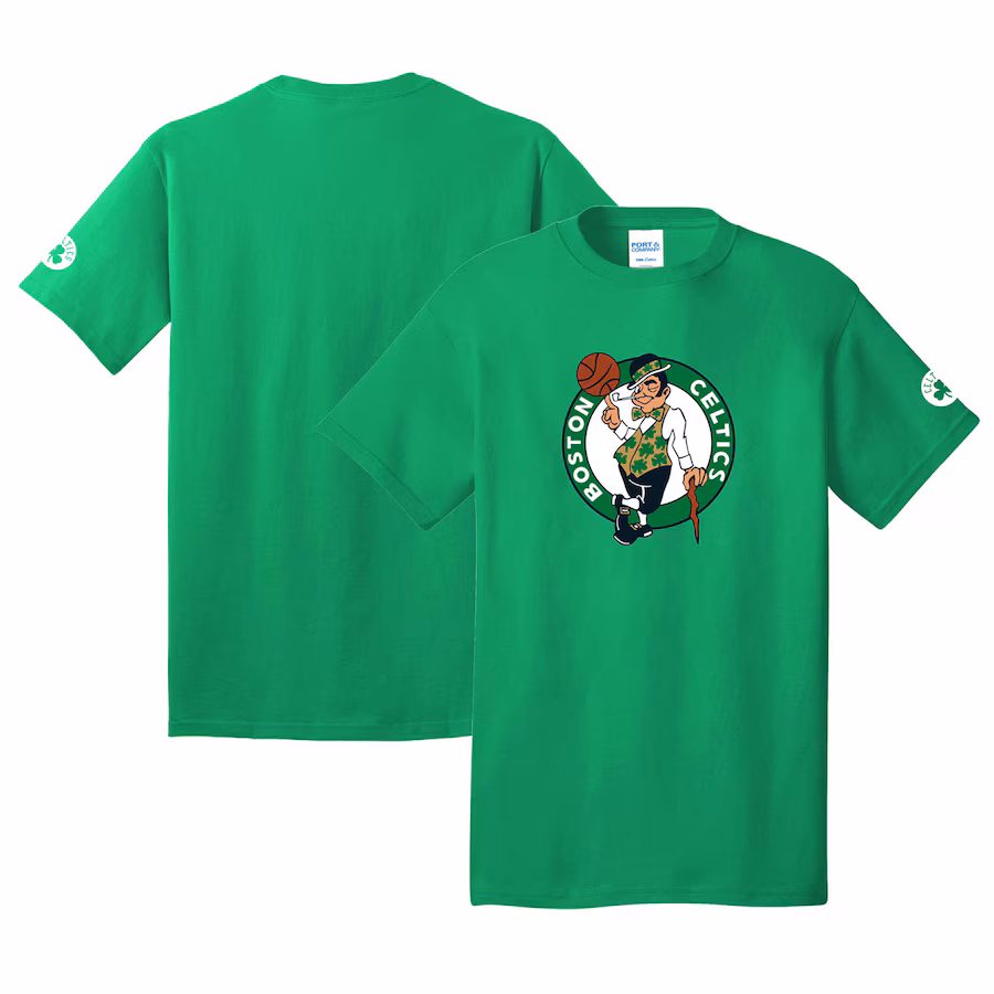 Unisex Boston Celtics FISLL Kelly Green Lucky T-Shirt