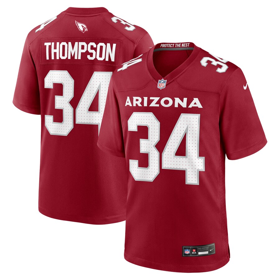 Men's Arizona Cardinals Jalen Thompson Nike Cardinal Team Game Jersey