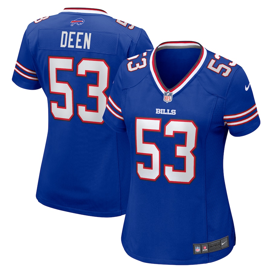 Women's Buffalo Bills Branson Deen Nike  Royal Game Jersey