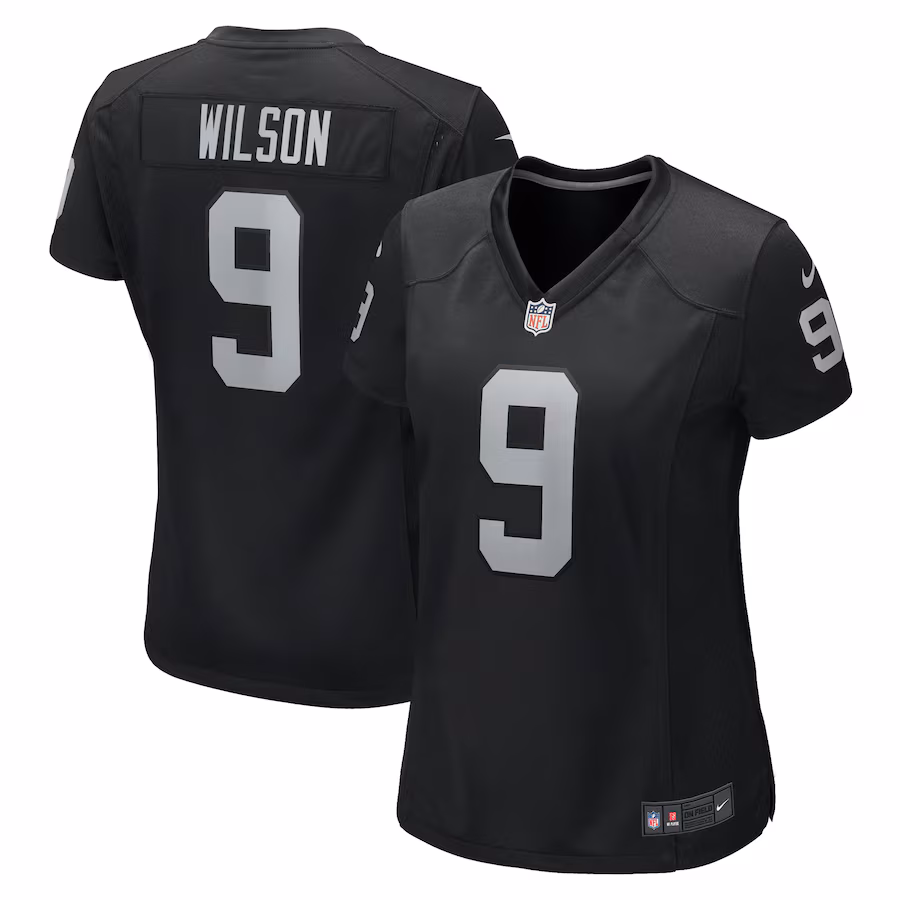 Women's Las Vegas Raiders Tyree Wilson Nike Black Game Jersey
