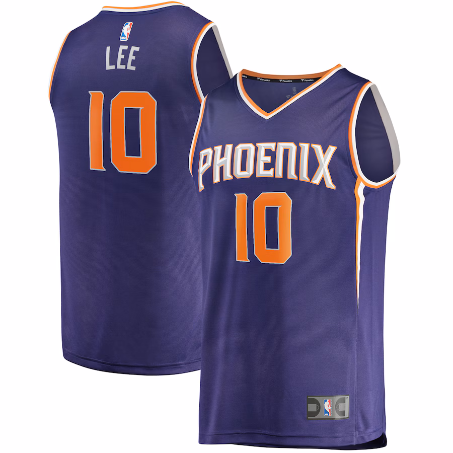 Men's Phoenix Suns Damion Lee Fanatics Purple Fast Break Replica Jersey - Icon Edition
