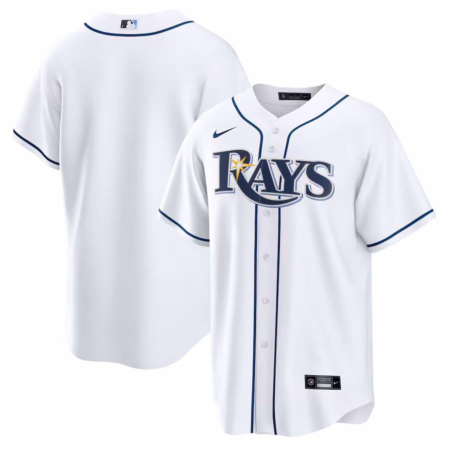Youth Tampa Bay Rays Nike White Home Replica 2.0 Jersey