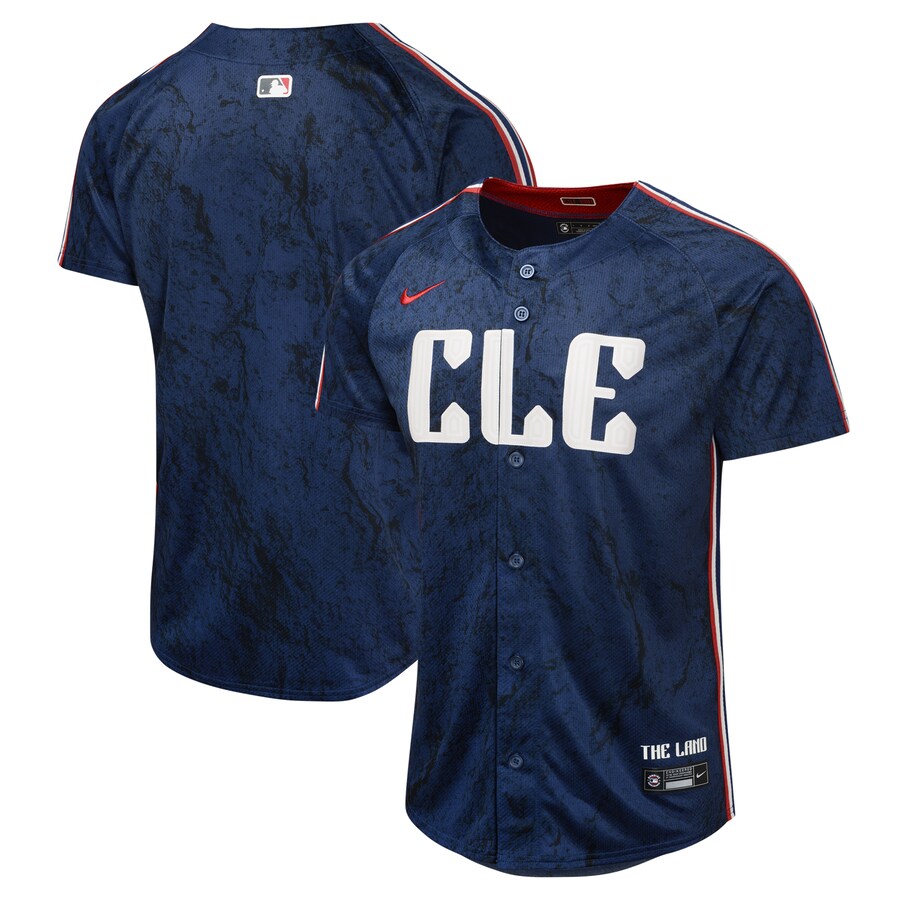 Youth Cleveland Guardians Nike Navy 2024 City Connect Limited Jersey