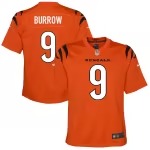 Youth Cincinnati Bengals Joe Burrow Nike Orange Game Jersey