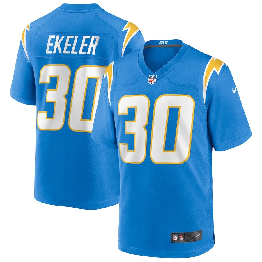 Men's Los Angeles Chargers Austin Ekeler Nike Powder Blue Game Player Jersey