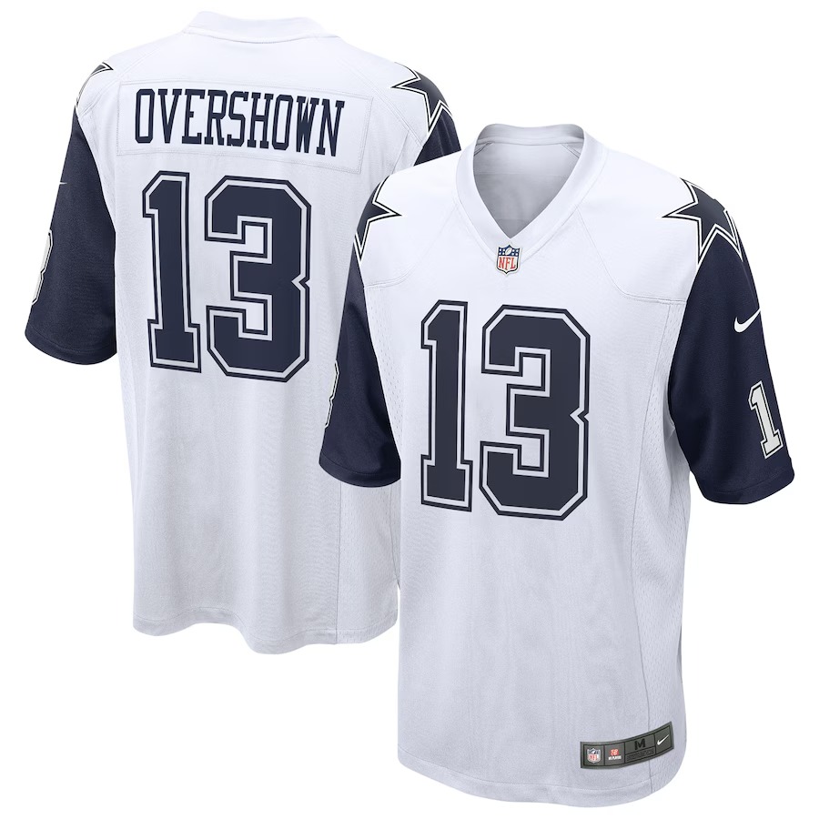 Dallas Cowboys DeMarvion Overshown Nike White Game Jersey