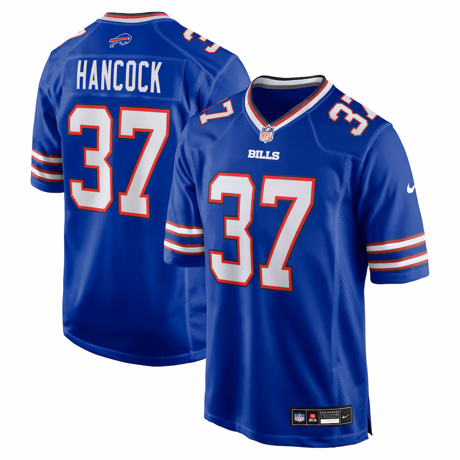 Men's Buffalo Bills Jordan Hancock Nike Royal Team Game Jersey