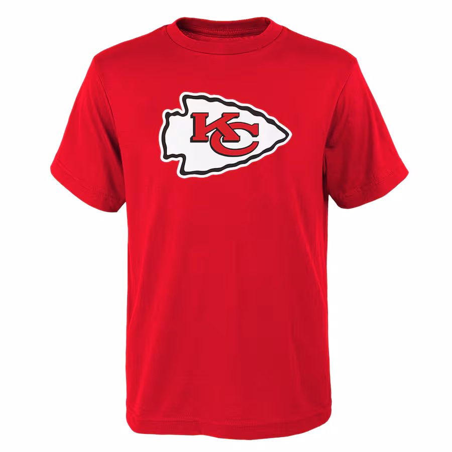 Youth Kansas City Chiefs Red Primary Logo T-Shirt